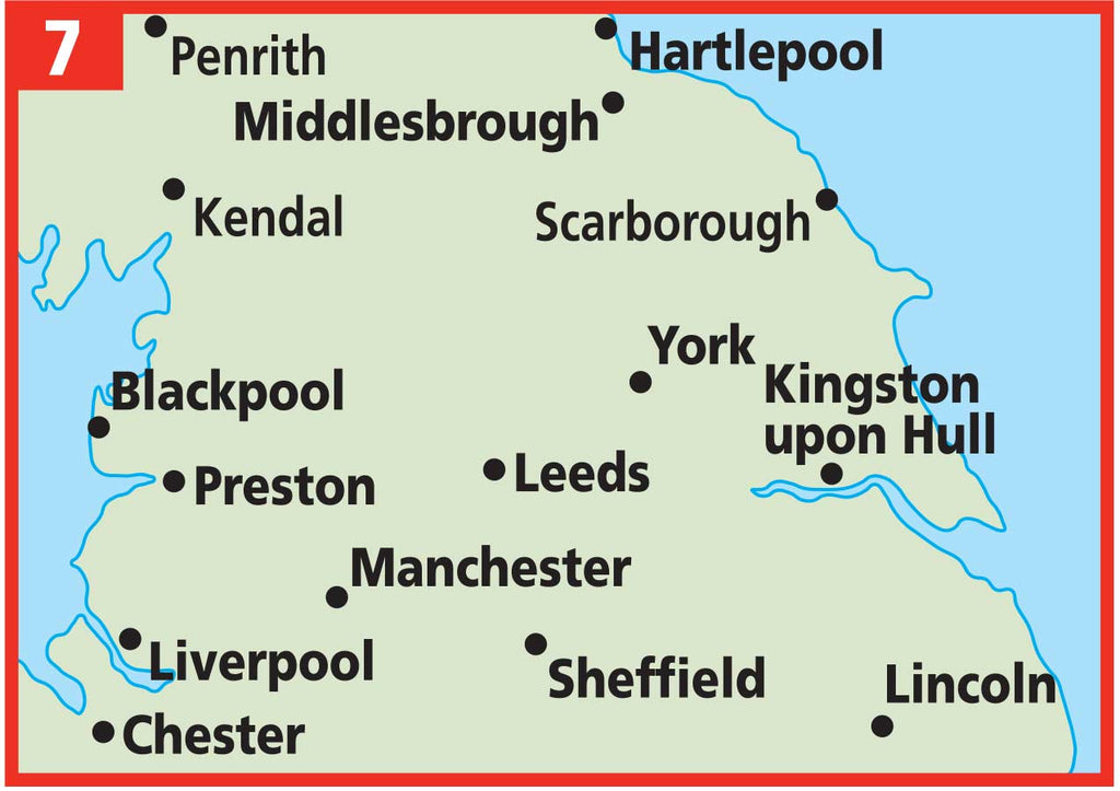 Aa Map Of England With Towns