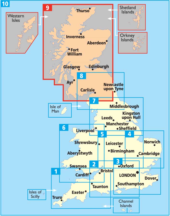 Scotland AA - Buy Map of Scotland - Mapworld