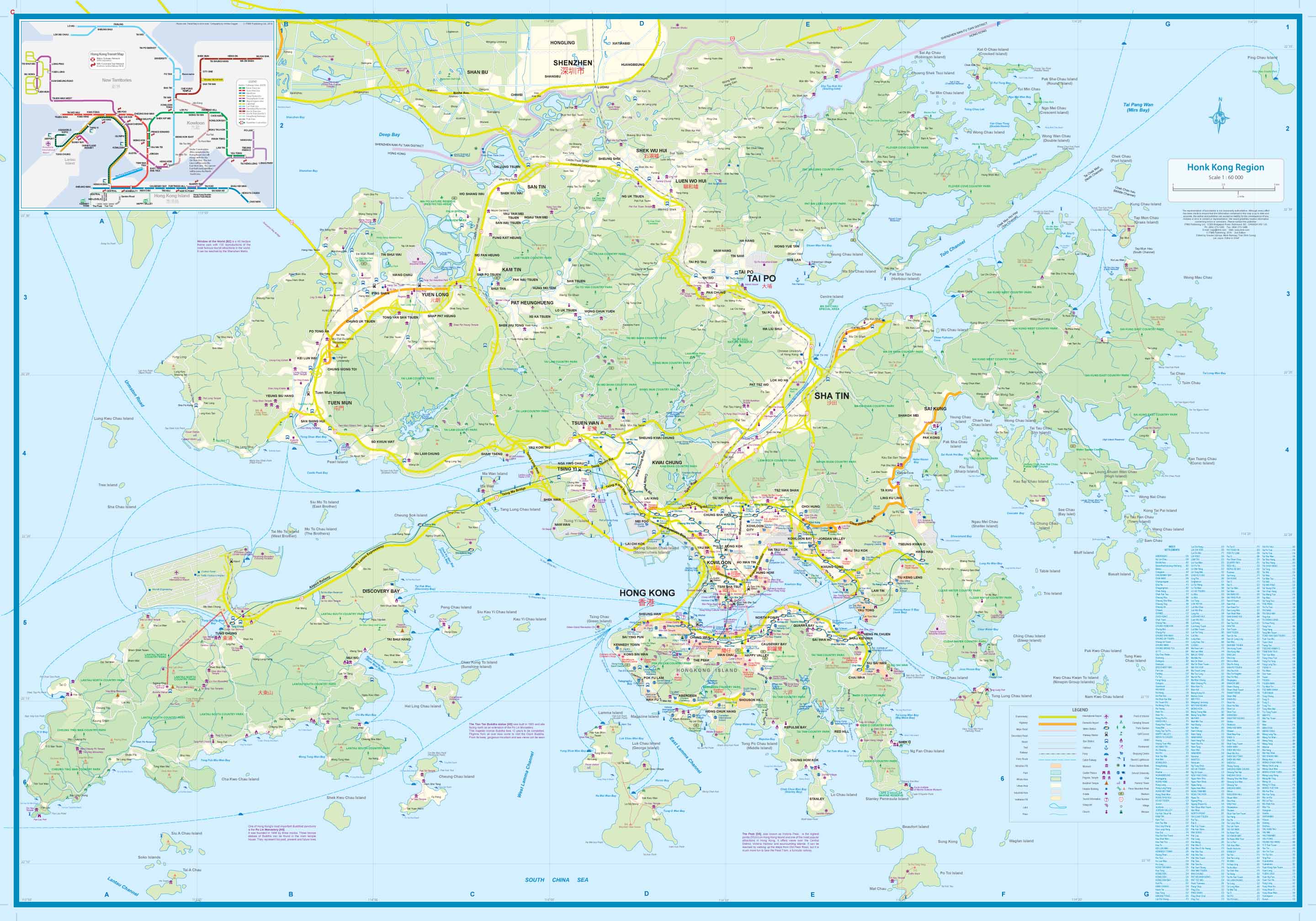 Hong Kong ITMB, Buy Map of Hong Kong - Mapworld