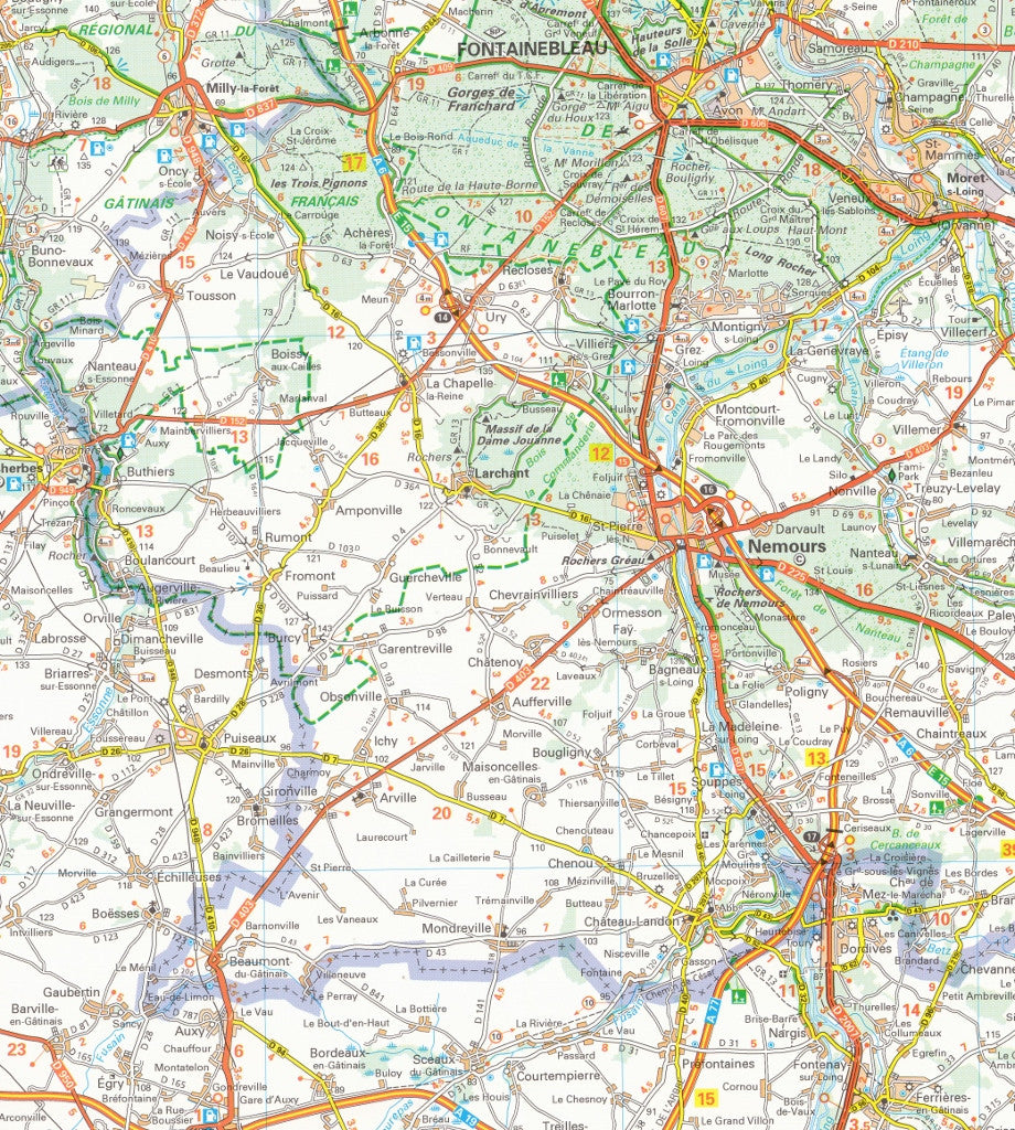 Paris Ile de France Michelin Map, Buy Map of France - Mapworld