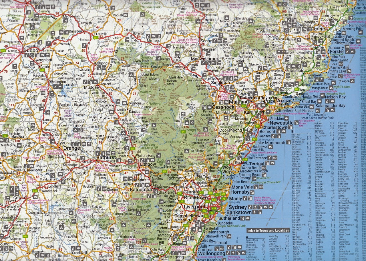 Detailed Map Of Nsw New South Wales Hema Map, Buy Map of New South Wales   Mapworld