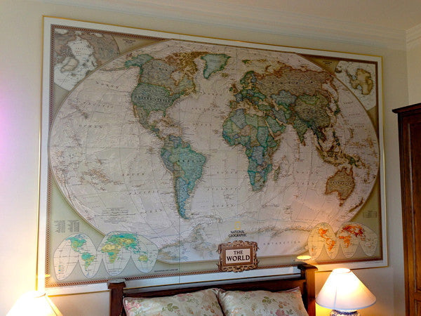 World Executive Ngs Africa Centred Mural Buy World Ngs Antique Style