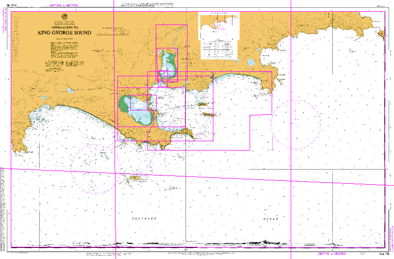 AUS 118 - Approaches to King George Sound, Buy Chart of King George ...