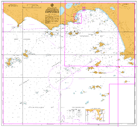 AUS 119 - Approaches to Esperance, Buy Chart of Approaches to Esperance ...