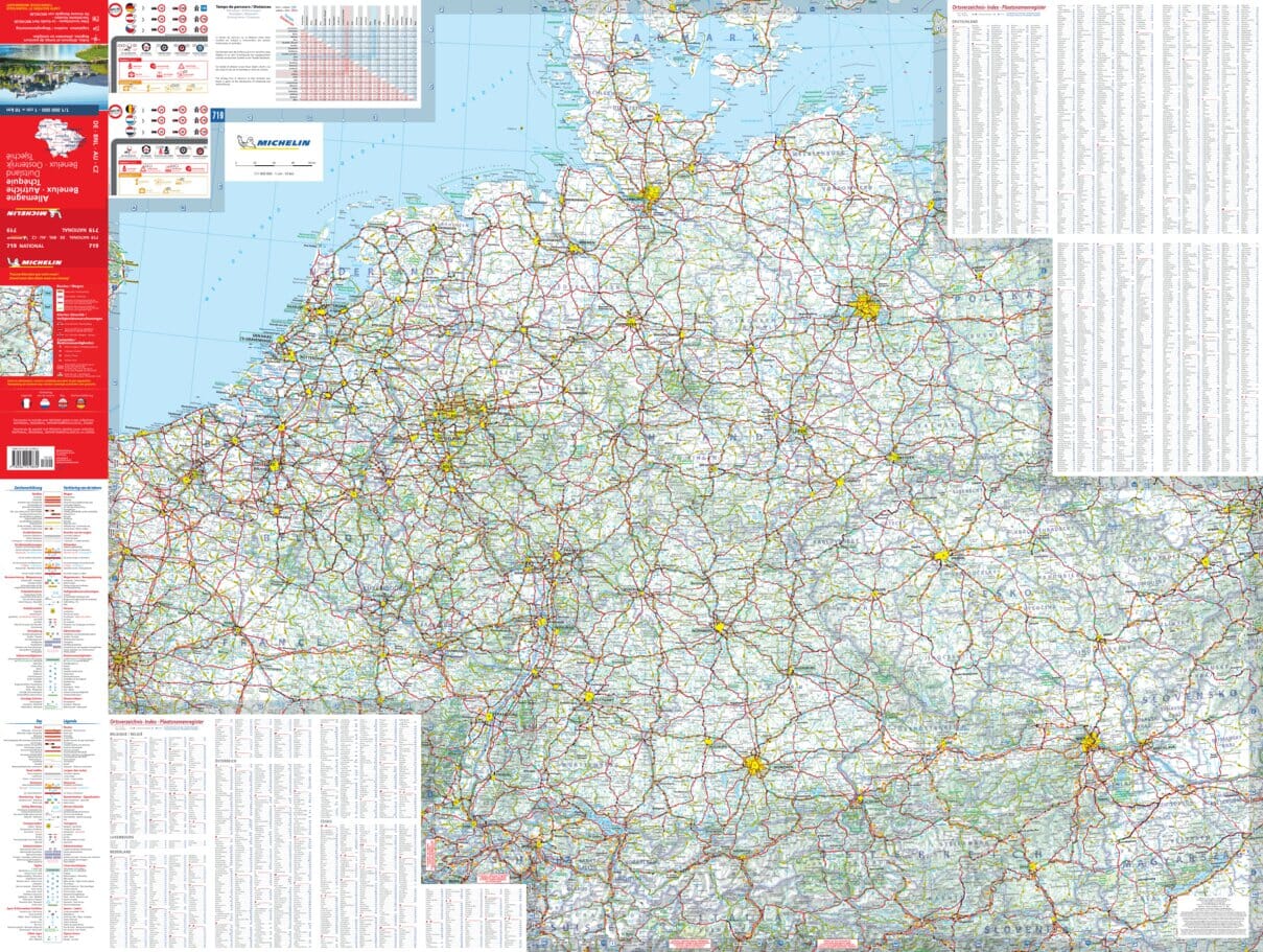 Germany Michelin Map, Buy Germany Map - Mapworld