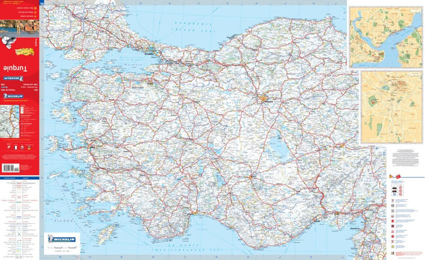 Turkey Michelin Map, Buy Road Map of Turkey - Mapworld