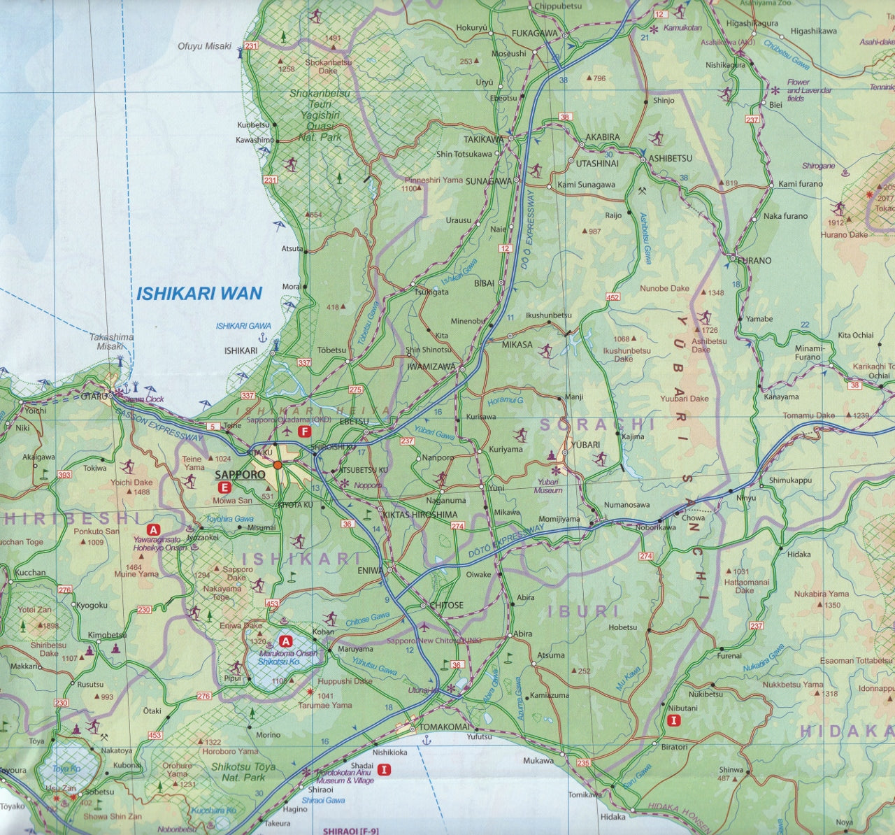 Japan North & Hokkaido ITMB, Buy Map of Hokkaido - Mapworld