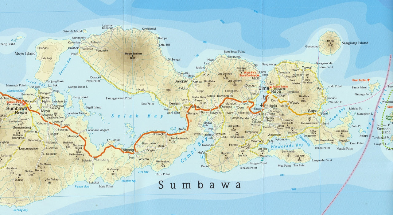 Lesser Sunda  Islands  Map  Reise