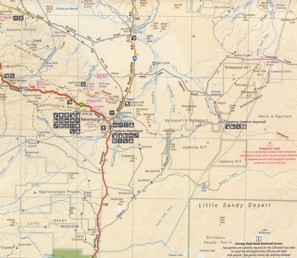 Pilbara & Coral Coast Hema Map, Buy Map of Pilbara - Mapworld