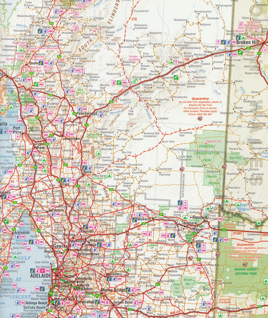 South Australia Hema State Map, Buy Map of South Australia - Mapworld