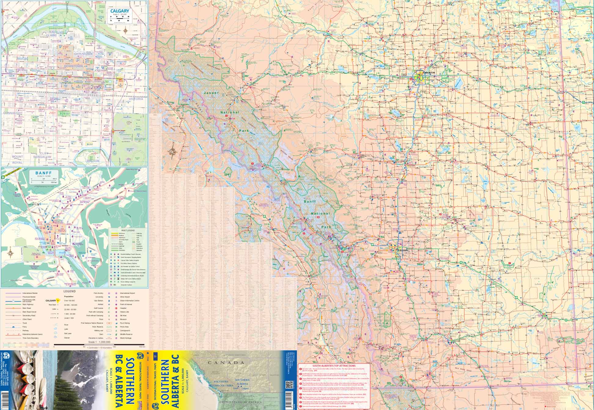 Map Of Southern Alberta British Columbia South Itmb - Buy Map Of British Columbia - Mapworld