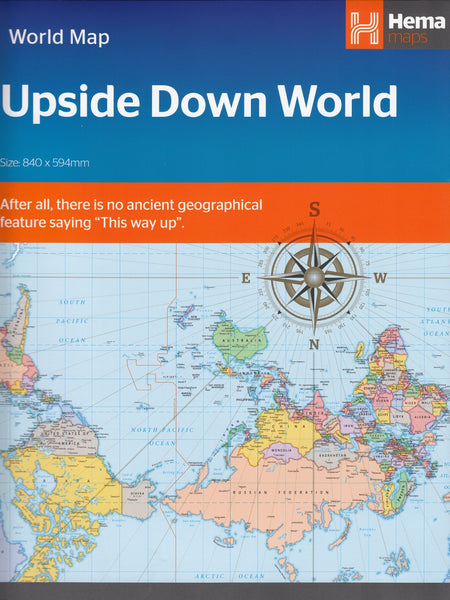 Australia Upside Down World Map Buy Upside Down World