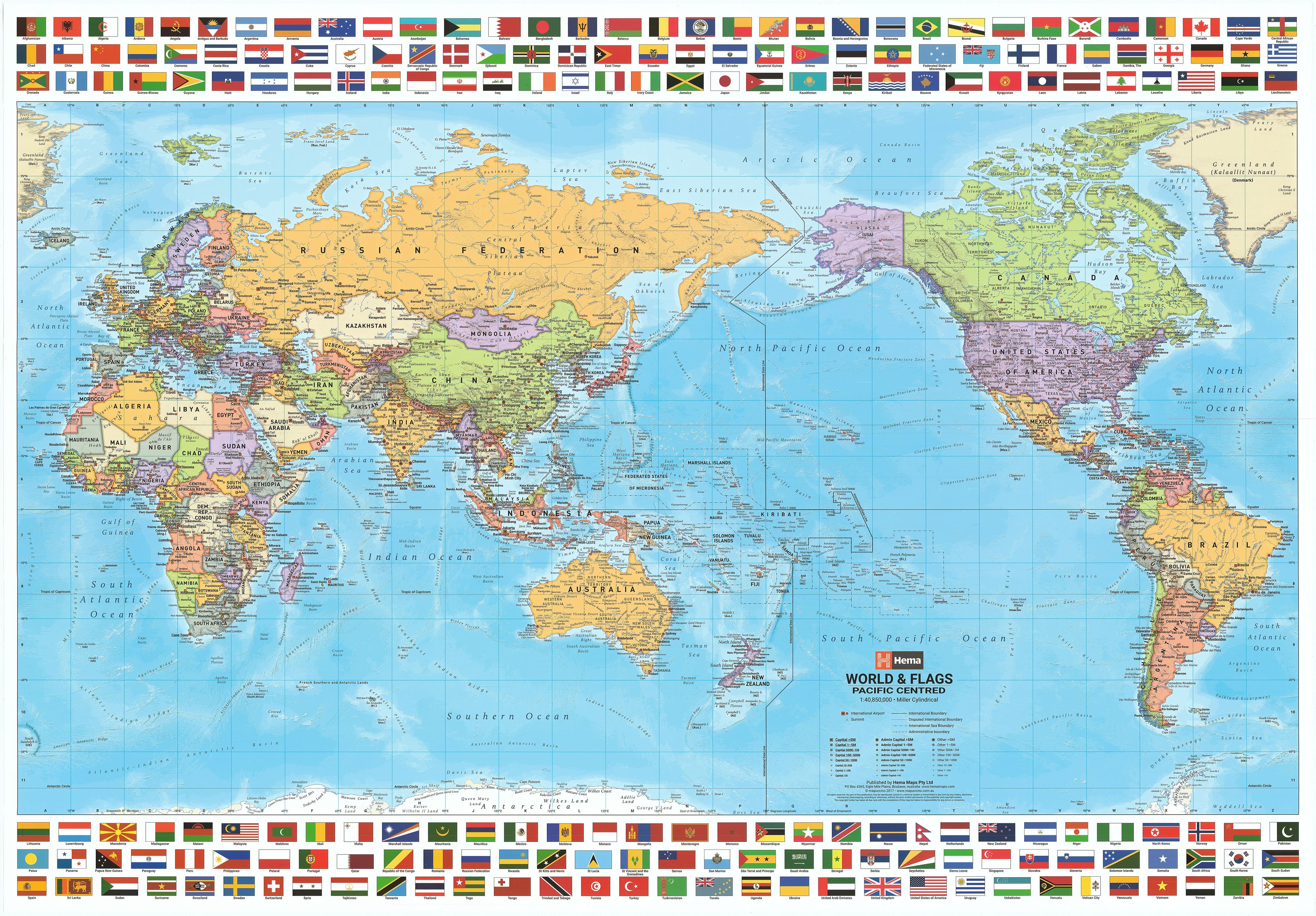 World & Flags Hema Pacific Centred Buy World & Flags
