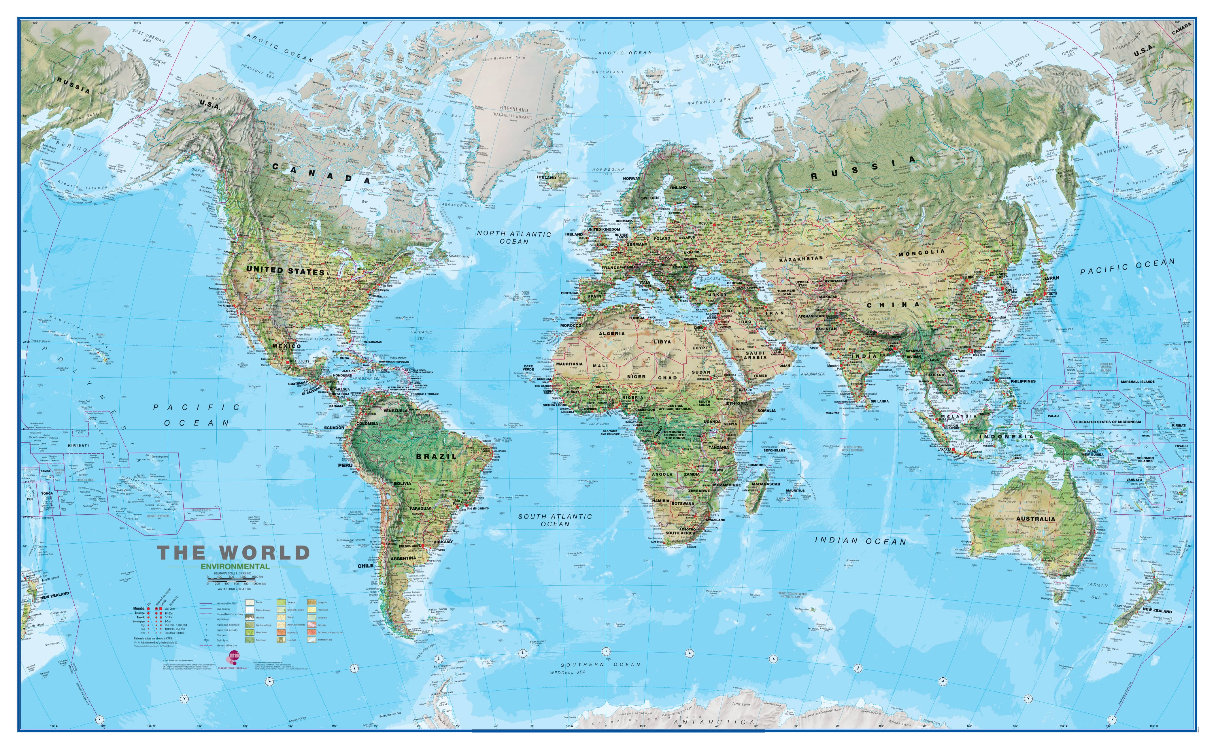 world nation map