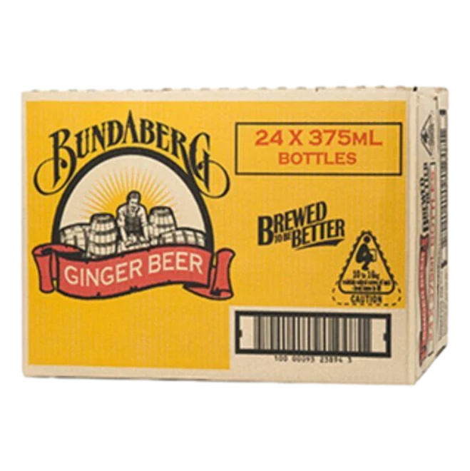 Bundaberg Alcoholic Ginger Beer Cans 4 x 375ml (4 Pack) - Bayfield's
