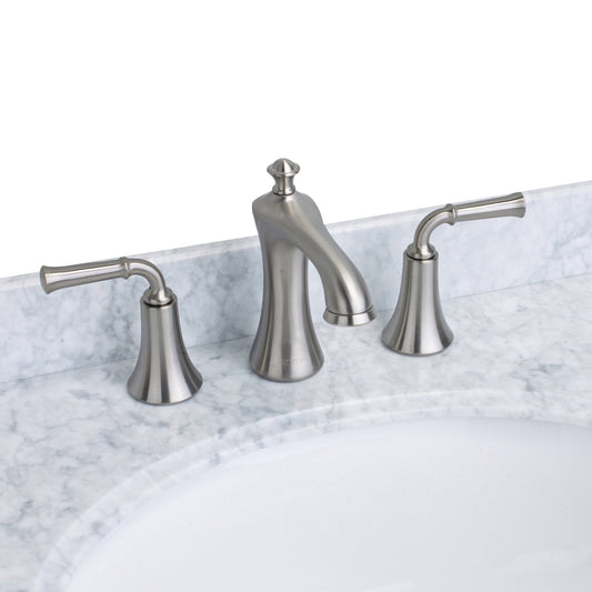 Unique Bathroom Faucets Brushed Nickel/ Chrome Silver Brass One Hole Single  Handle Luxury