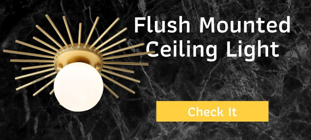 Flush Mounted Ceiling Light for front door