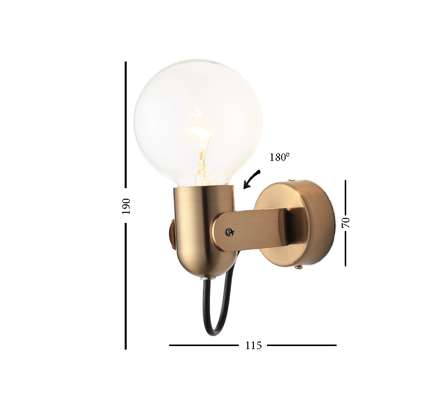 Semä Gold | Wall Sconce Bedroom Swing Arm [BUY NOW!!!] & The Fancy Place
