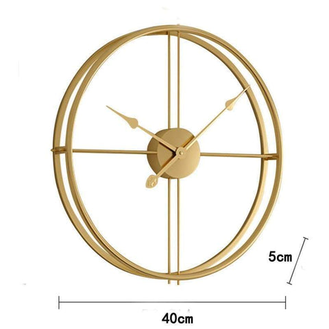 Large Modern Wall Clock - Bättre Gold & The Fancy Place