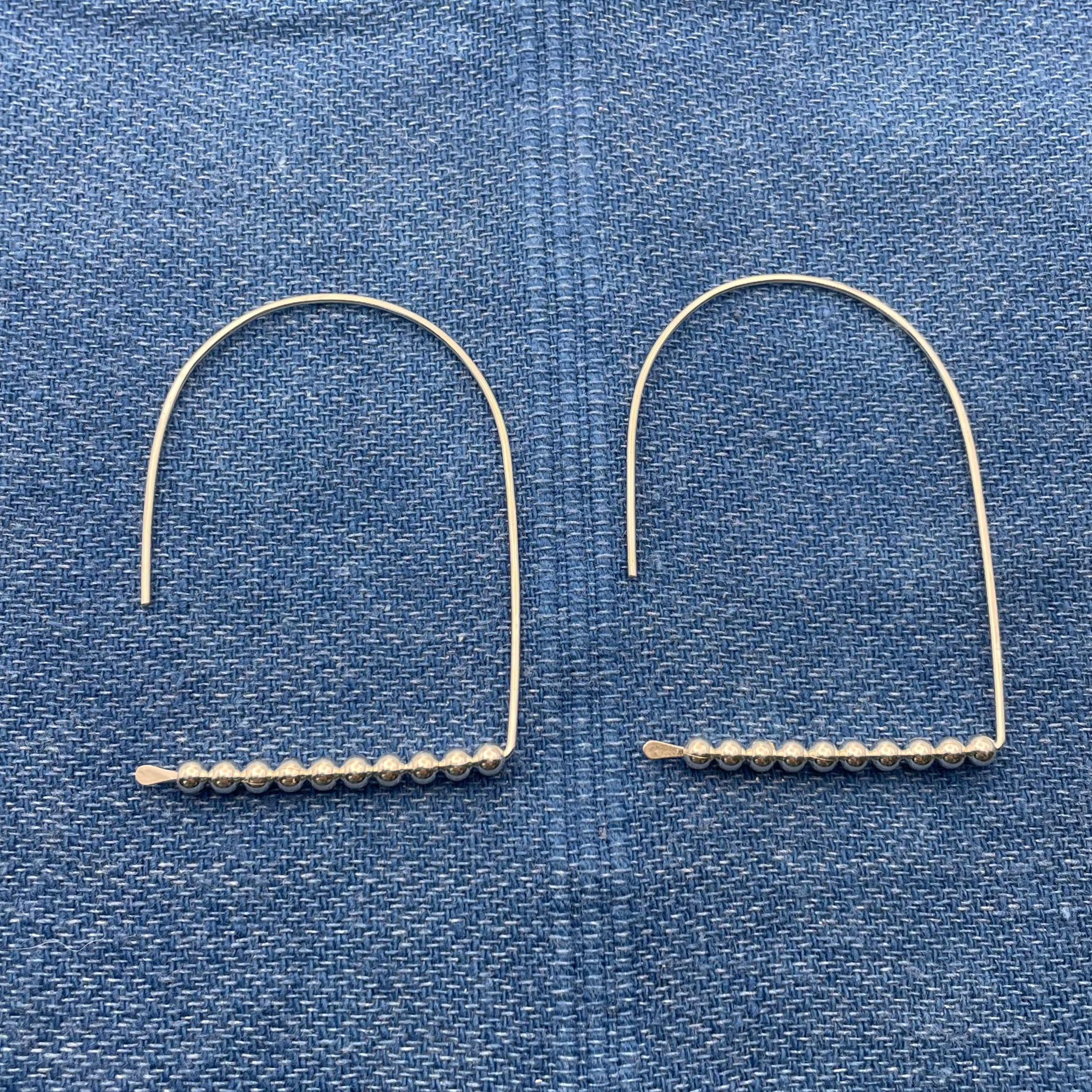 Arches Earrings - Sterling Silver