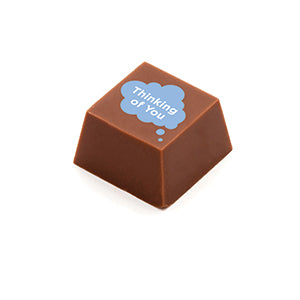 Thinking Of You: Solid milk chocolate.