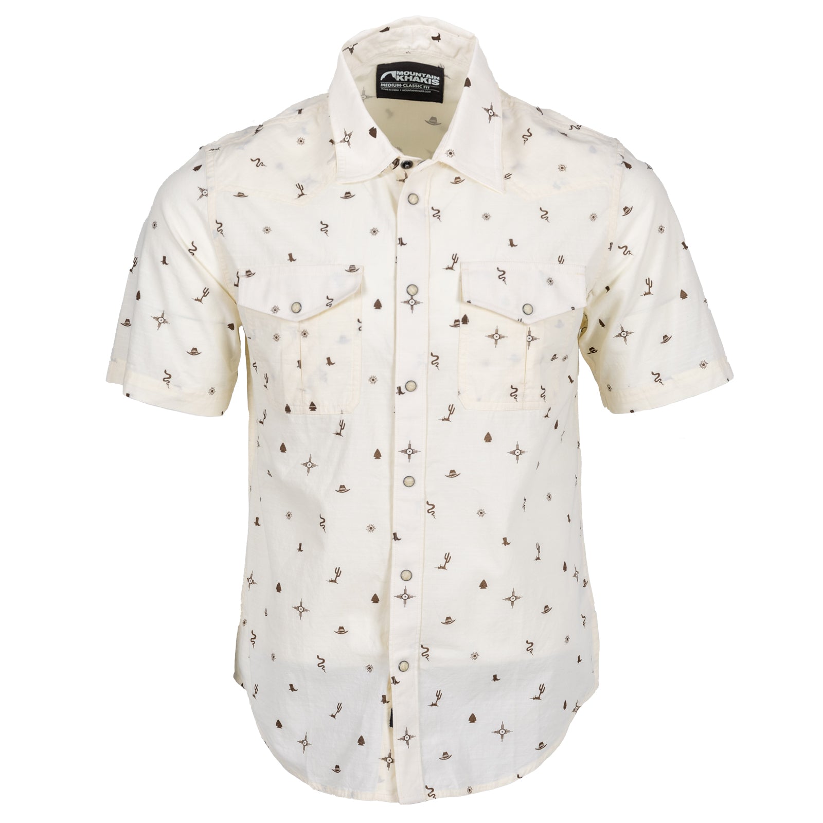 Men's Rodeo Printed Short Sleeve Woven Shirt