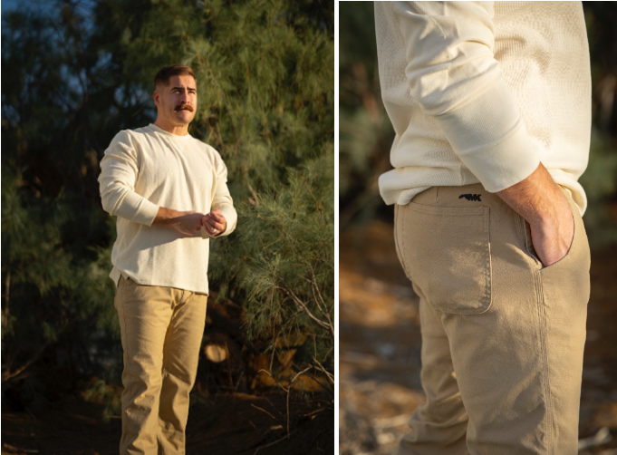 Khakis with a White Shirt