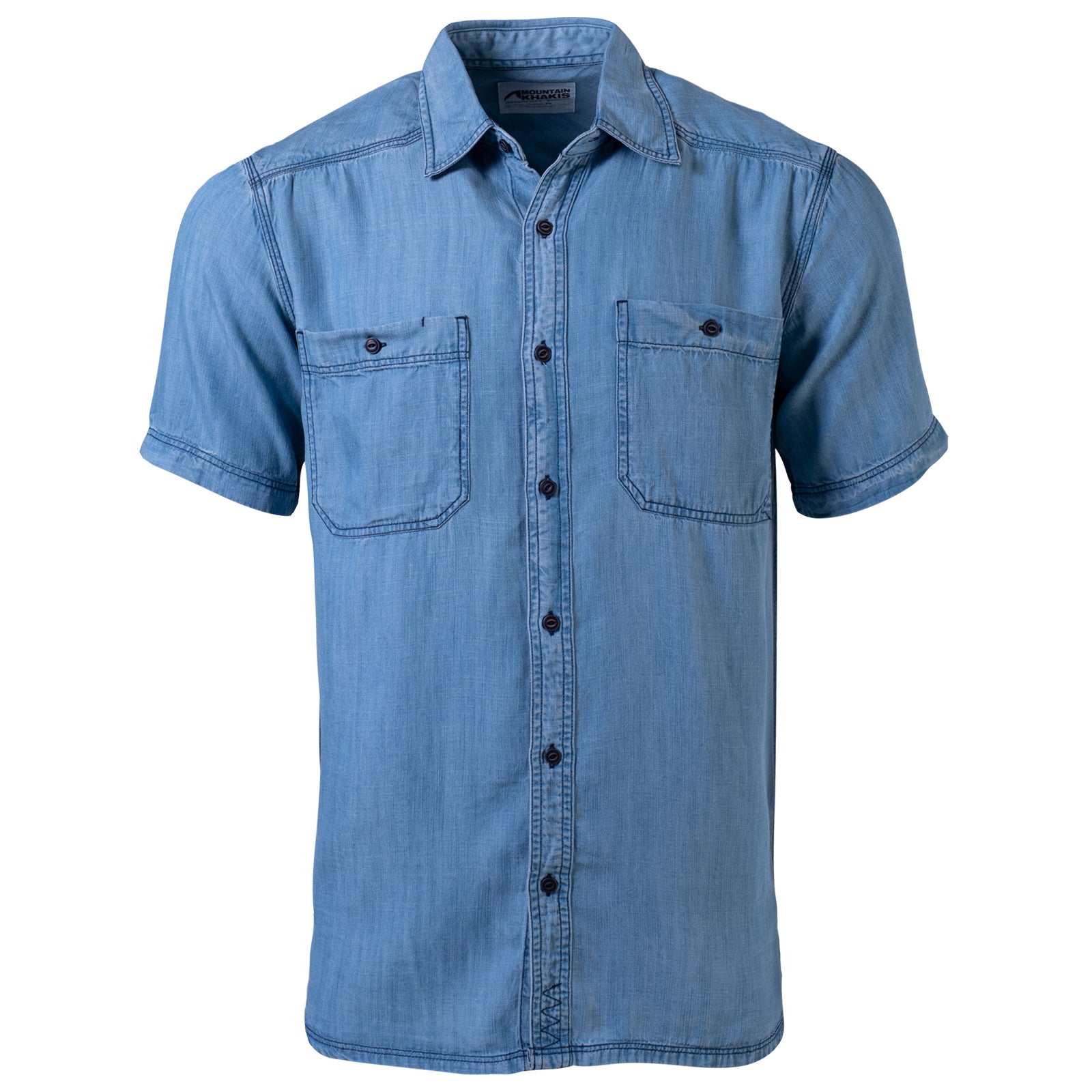 Men's Ace Indigo Short Sleeve Shirt (Sale)