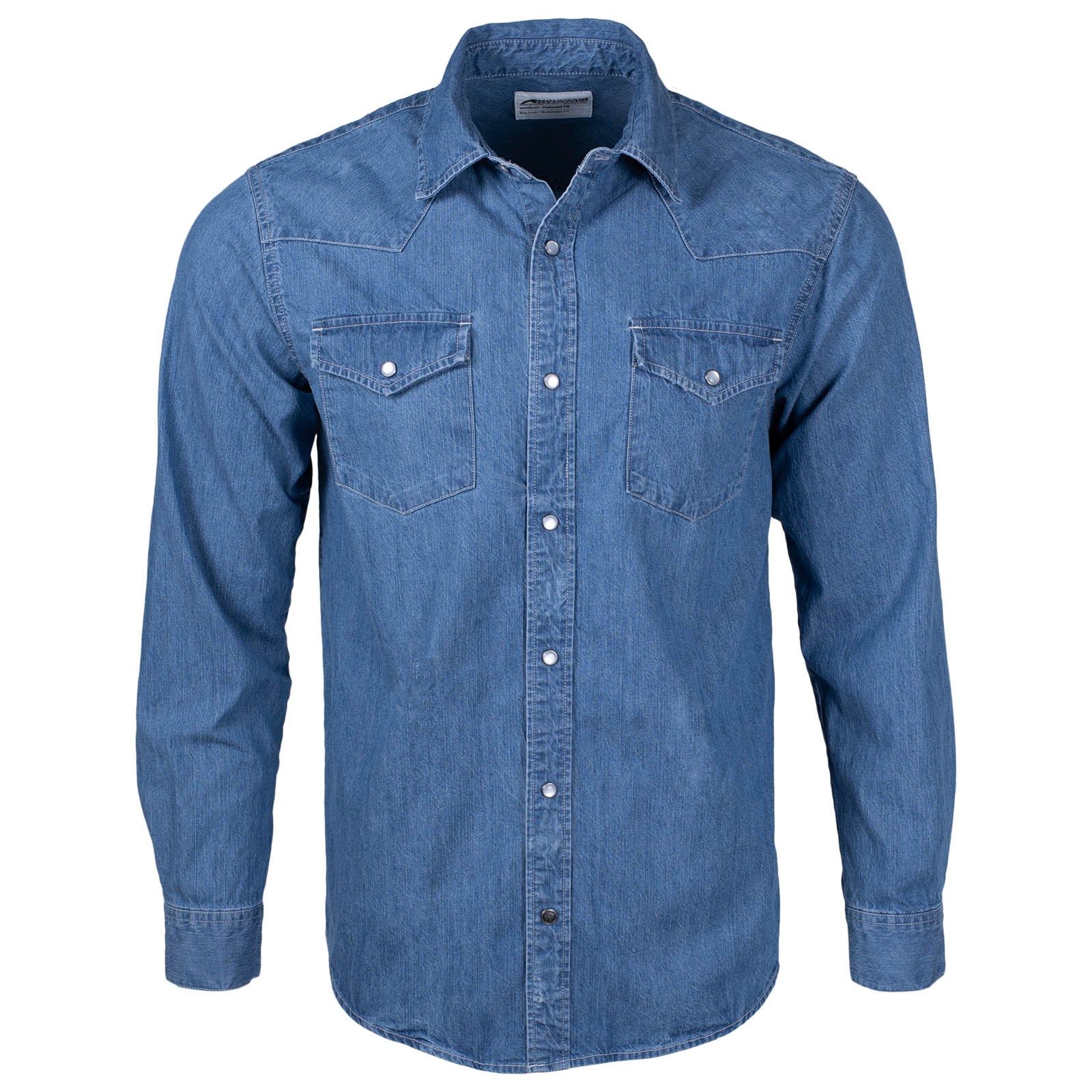 mens denim shirt with hood