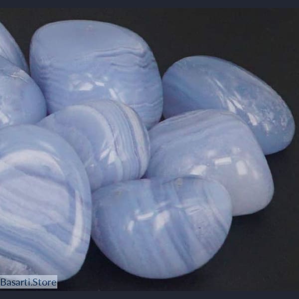 tumbled blue lace agate