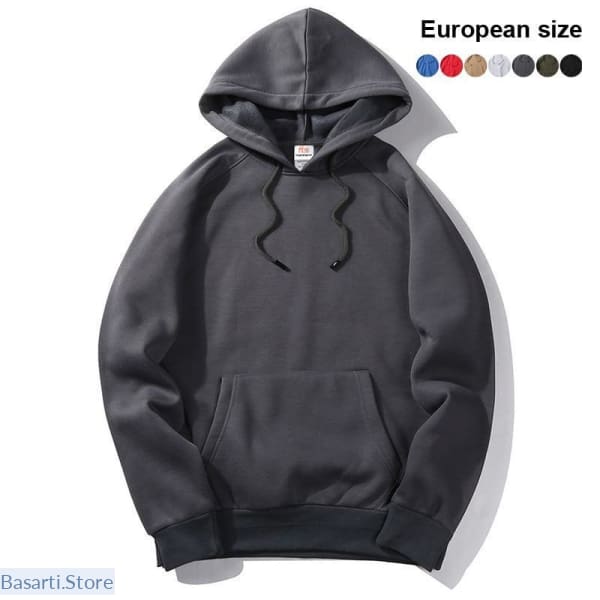 mens thick fleece hoodie