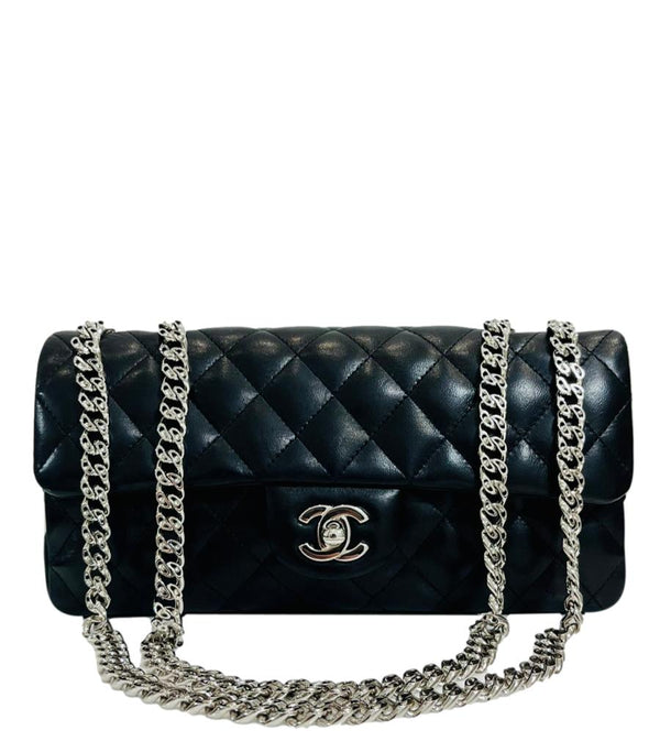 Chanel Limited Edition Blue Quilted Leather 2.55 Reissue Double