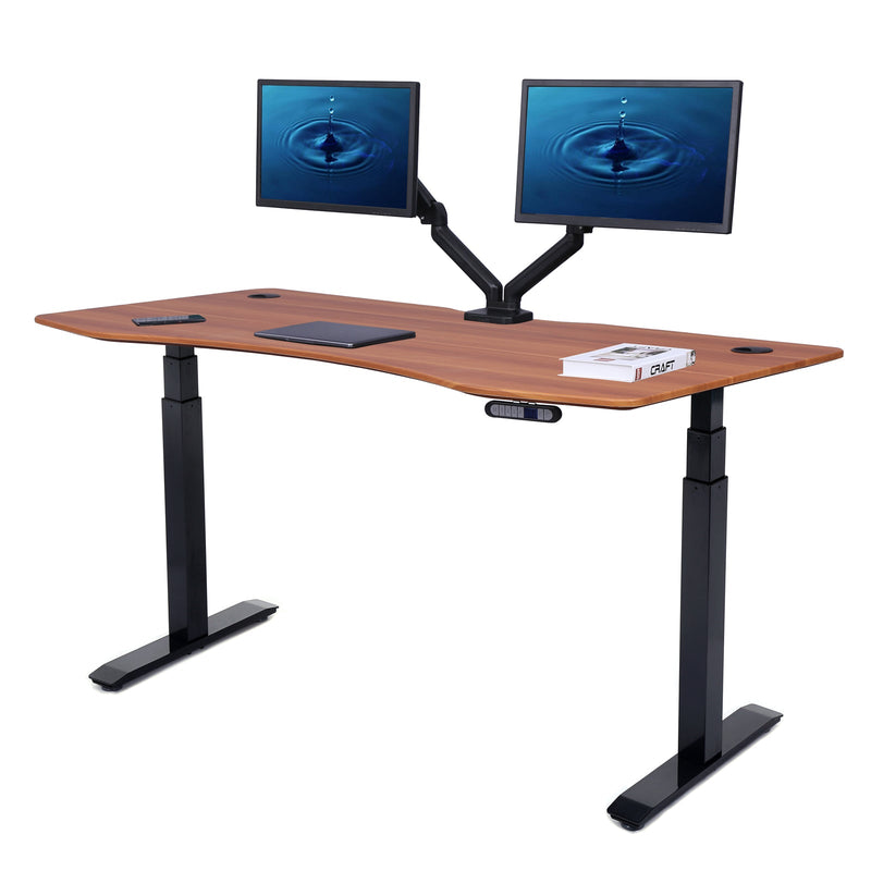 standing curved desk