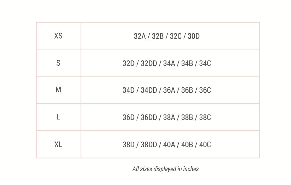 avyn size chart