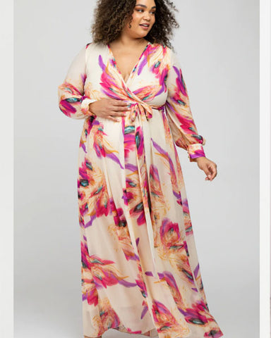 pinkblush maternity plus maxi