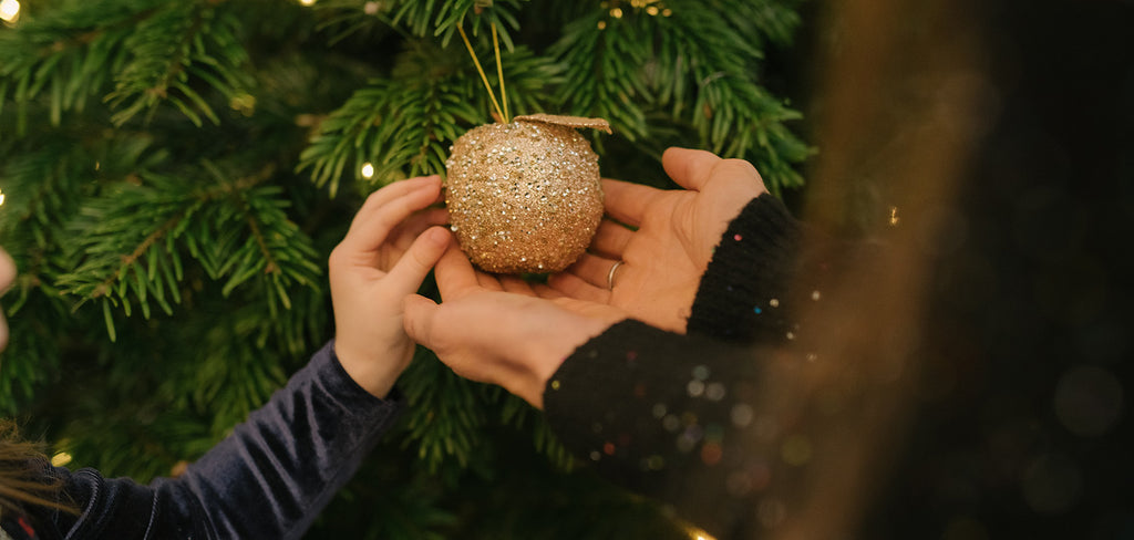 Christmas Tree with golden bauble