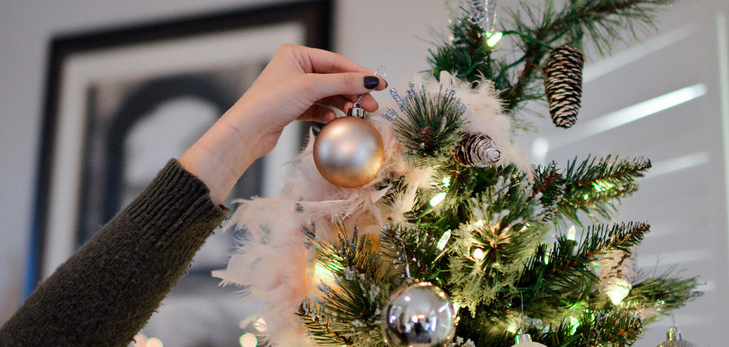 Decorating a Christmas Tree