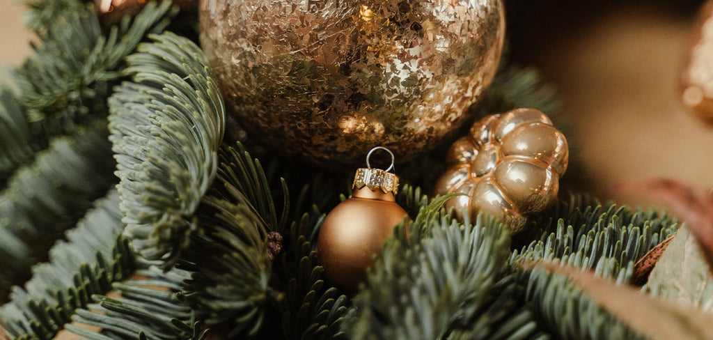 Close up Christmas Wreath