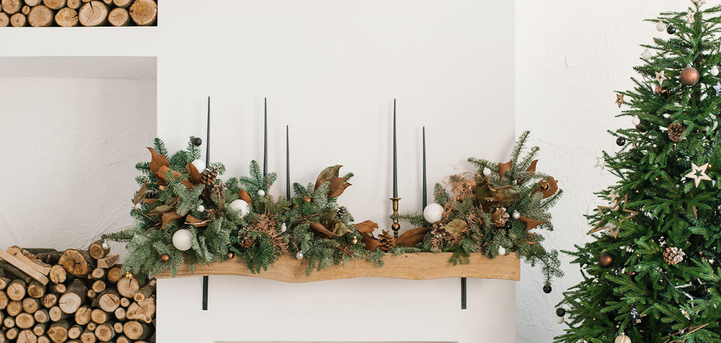 Hand Me Down Style: Christmas decorating: arranging greenery  Leftover christmas  tree, Christmas tree branches, Christmas