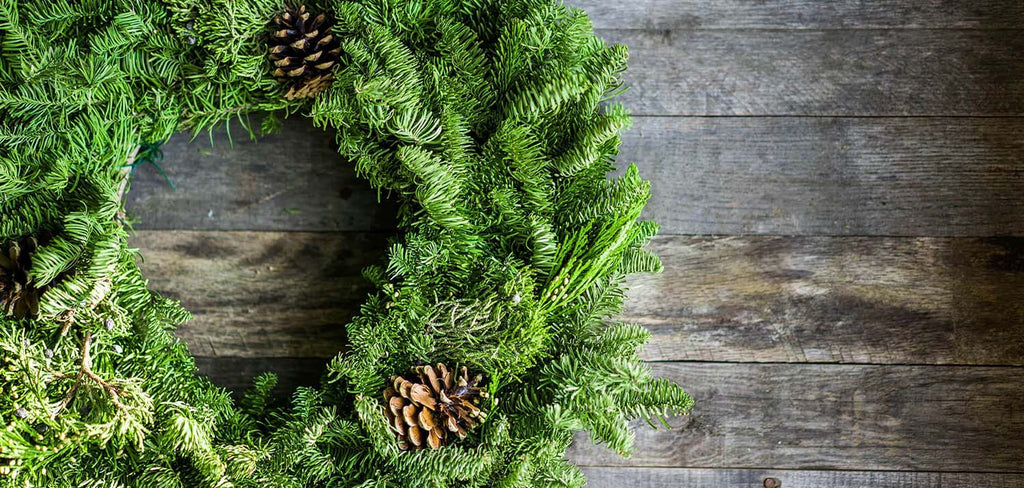 Evergreen DIY christmas wreath