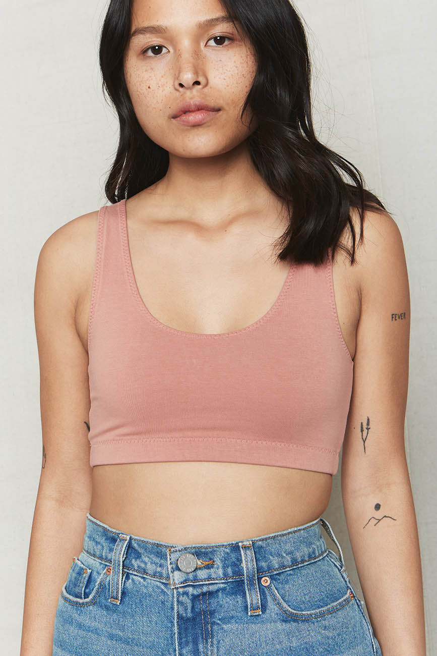 Image of Organic Cotton Crop Bra