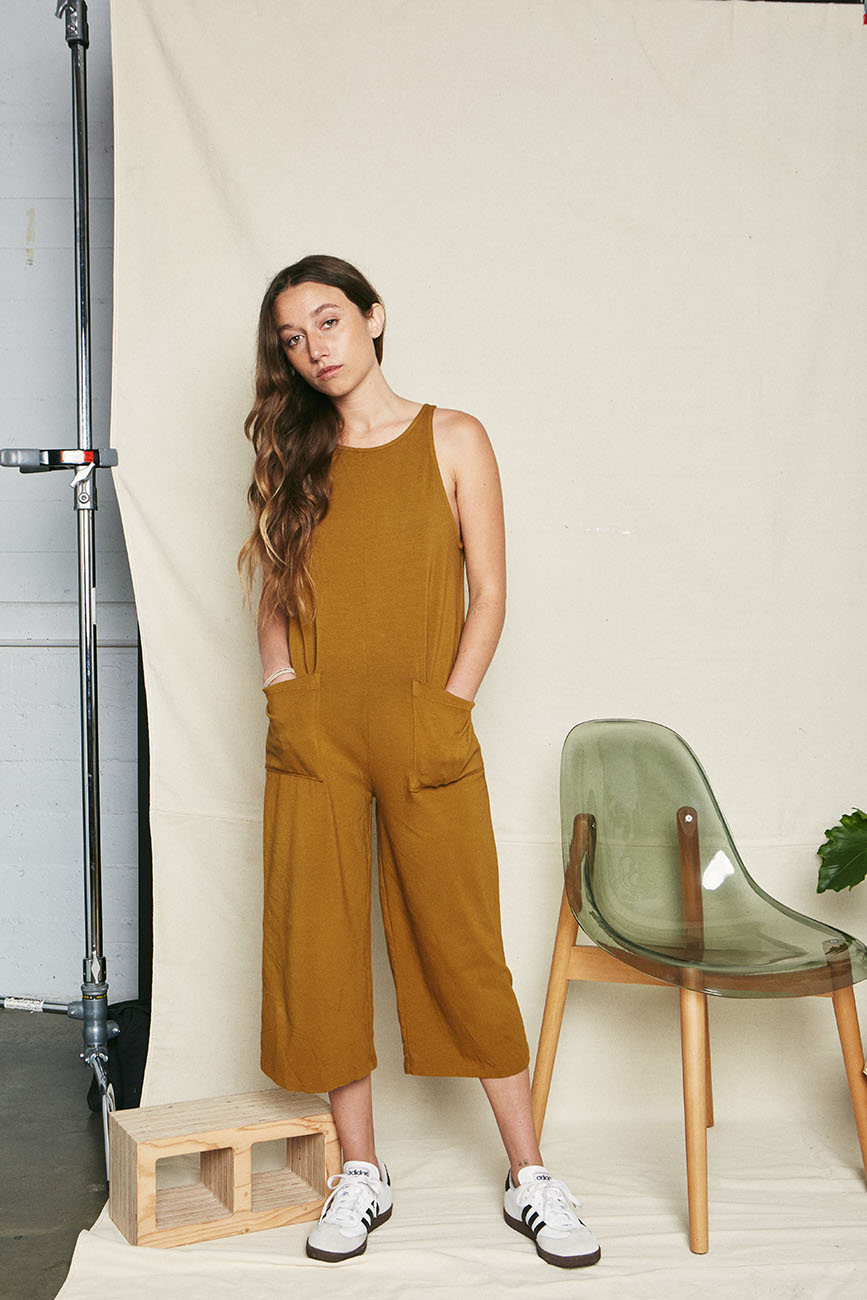 Image of Moss Organic Cotton Everyday Jumpsuit