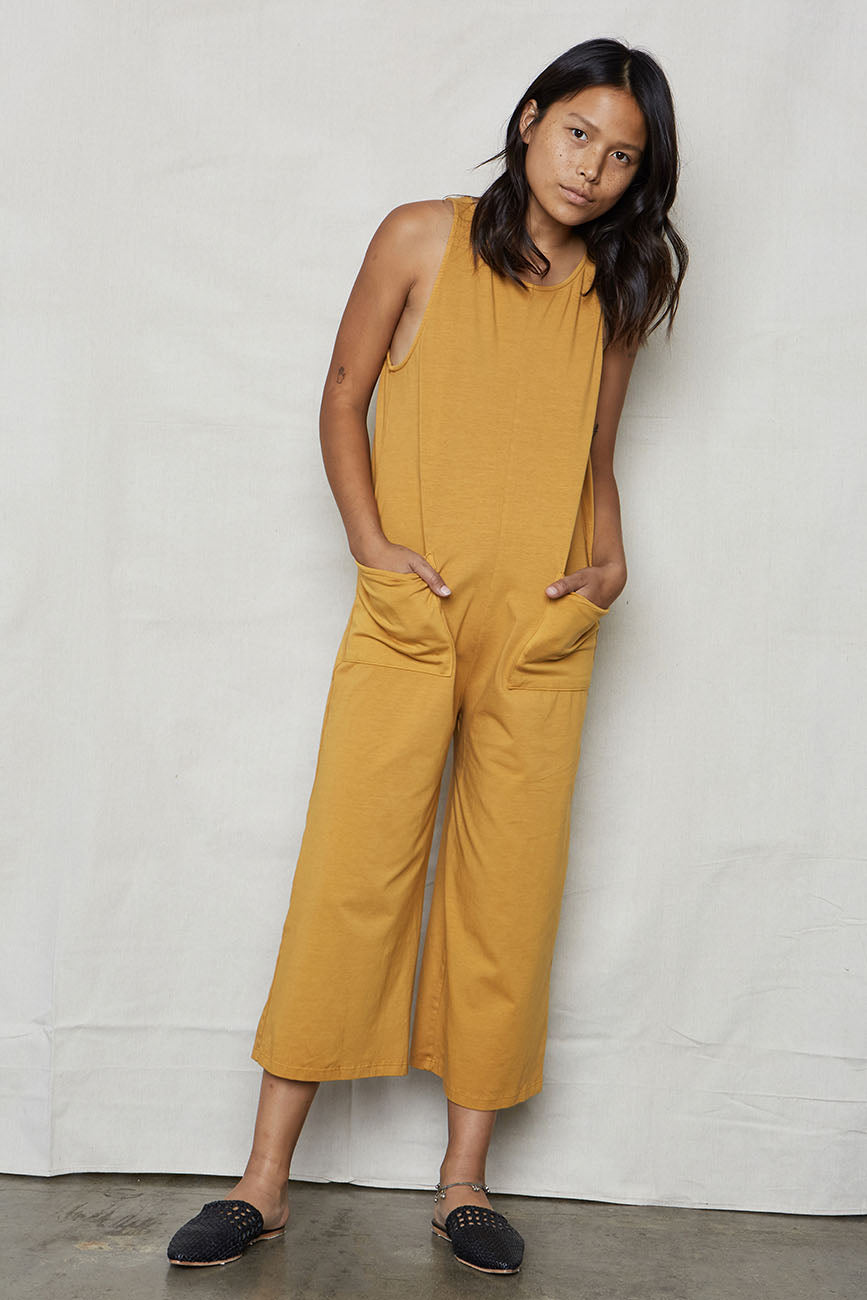Image of Golden Organic Cotton Everyday Jumpsuit