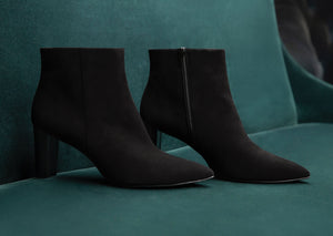 Dalston Ankle Boot Noire | Women's Large Size Boots Shoes