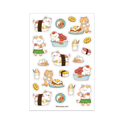 Mini Breakfast Clear Sticker Sheet — San José Made