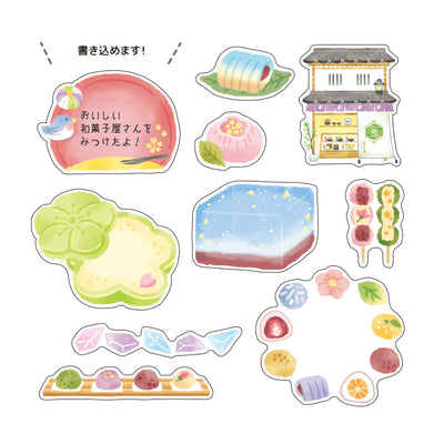 Mind Wave Kotori Machi Sticker Flakes - Wagashi 81076