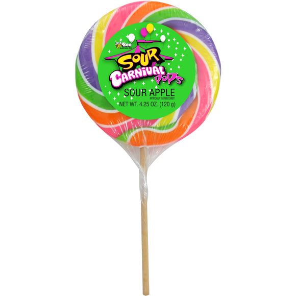 Bee Giant Carnival Sour Pops 4.25 12ct – candynow.ca