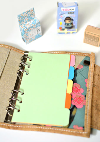 Onglets intercalaires pour organiseur A6 multicolore – Shirley Chiche  planner