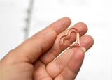 paper clip or rose coeur 