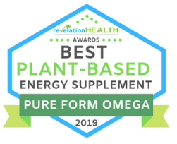 Revelation Health Awards Pure Form Omega Best Plant-Based Energy Supplement | Pure Life Science